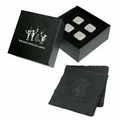 Coasters And Ice Cubes In Gift Box (6 Piece Set)
